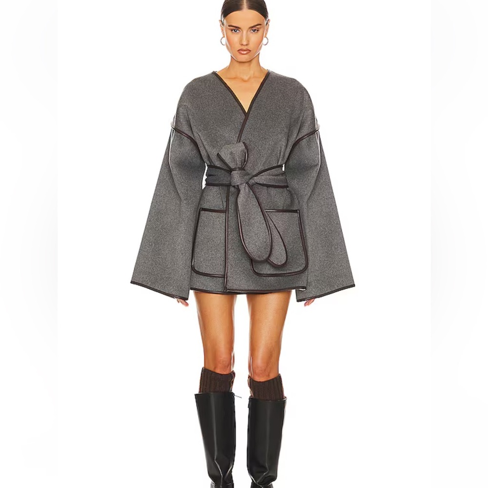 HELSA Wool Blend Blanket Coat